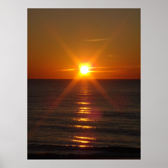 Póster Ouro Sunrise (Frente)