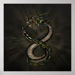 Poster Ouroboros - dragão da infinidade
