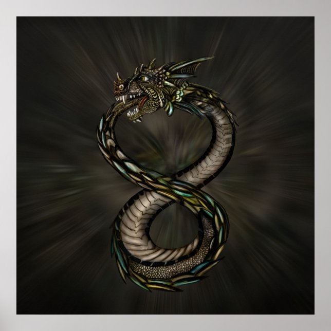 Poster Ouroboros - Dragão Infinito (Frente)