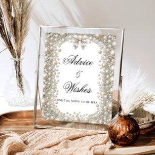 Poster Ouros Elegantes e Pérolas - Conselhos e Desejos