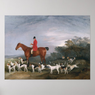 Póster Out Hunting, 1841