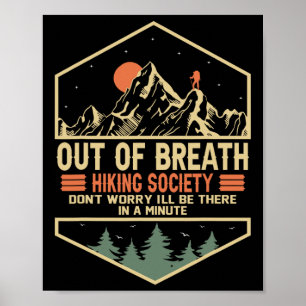 Poster Out Of Breath Hiking Society 1