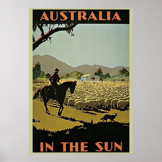 Poster Outback Australiano (Frente)