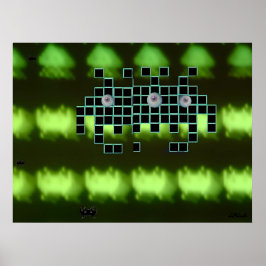 Poster Outer Space Invader Kingdom