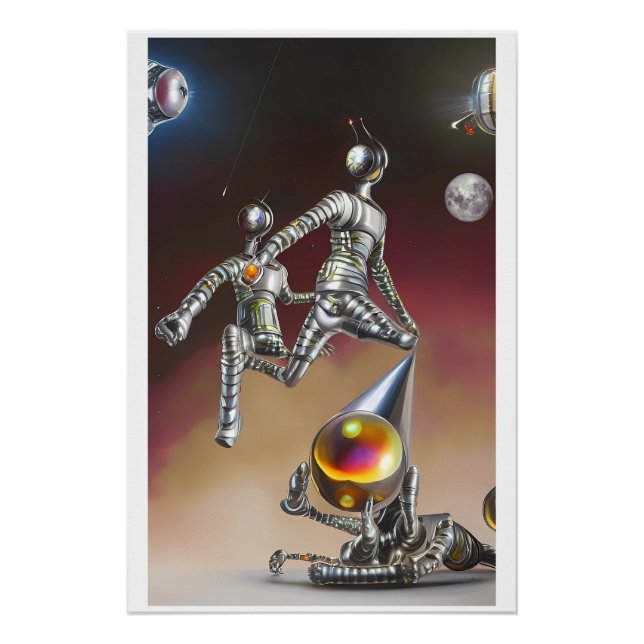 Póster Outer Space Olympians (Frente)