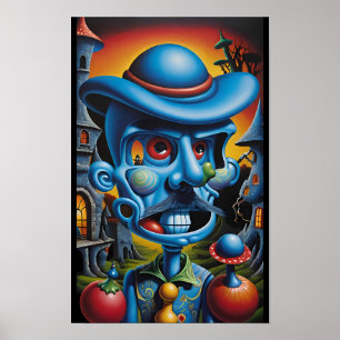 Poster Outlaw in Groll Town - Ken Gage Fantasy Art