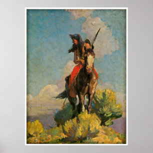 Poster Outlier do corvo por William Herbert Dunton