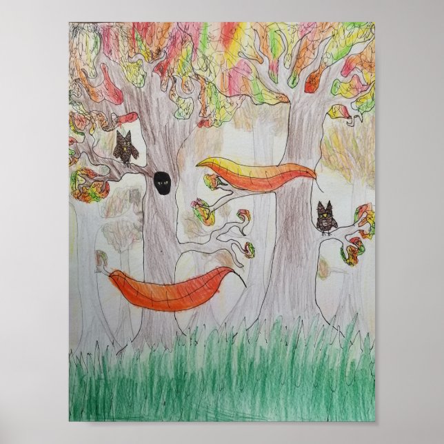 Poster Outono (Frente)