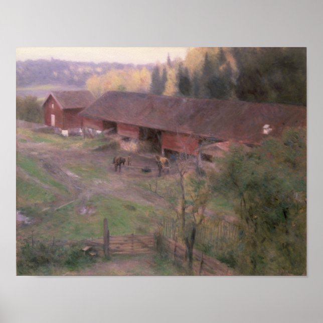 Póster Outono, 1891 (Frente)