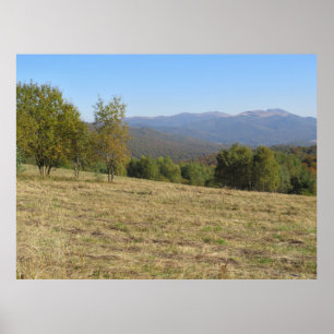 Poster outono de Bieszczady