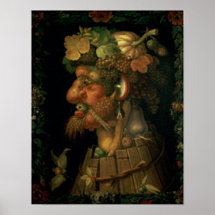 Poster Outono, de uma série que descreve os quatro