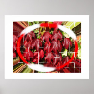 Póster Outono deixa arte