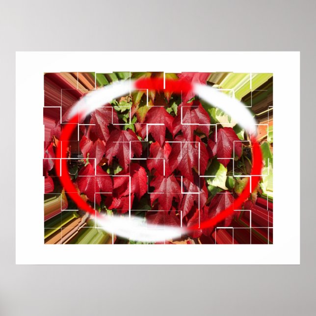 Póster Outono deixa arte (Frente)