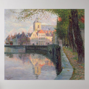 Póster Outono em Bruges