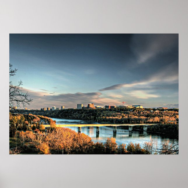 Póster Outono em Edmonton (Frente)