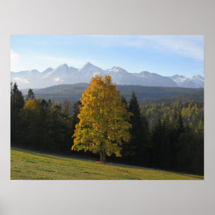 Poster Outono em Tatras