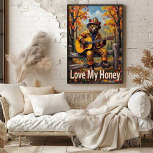 Poster Outono - Hino da Queda da Harmonia do Urso