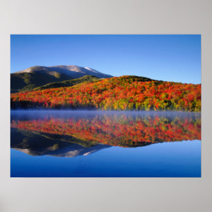 Poster Outono Montanhas Adirondack Nova York