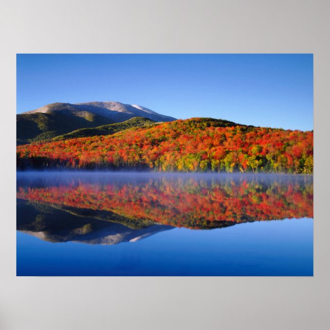 Poster Outono Montanhas Adirondack | Nova York (Frente)