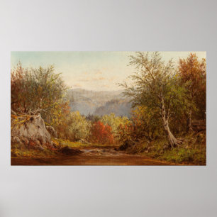 Poster Outono nas Catskills – Charles W. Knapp