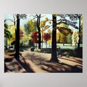 Poster Outono no ramo Brook Park, NJ.