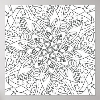 Poster outono pacífico: Coloração da floresta