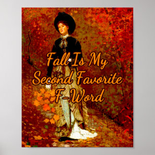 Poster Outono por Winslow Homer