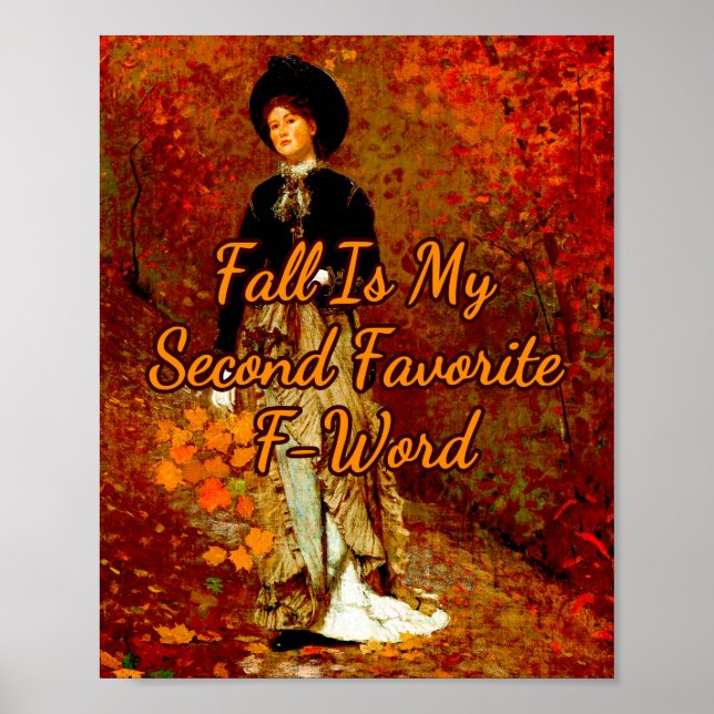 Poster Outono por Winslow Homer (Frente)