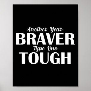 Poster Outro Ano, Braver Tipo Um, Diabetes Duros