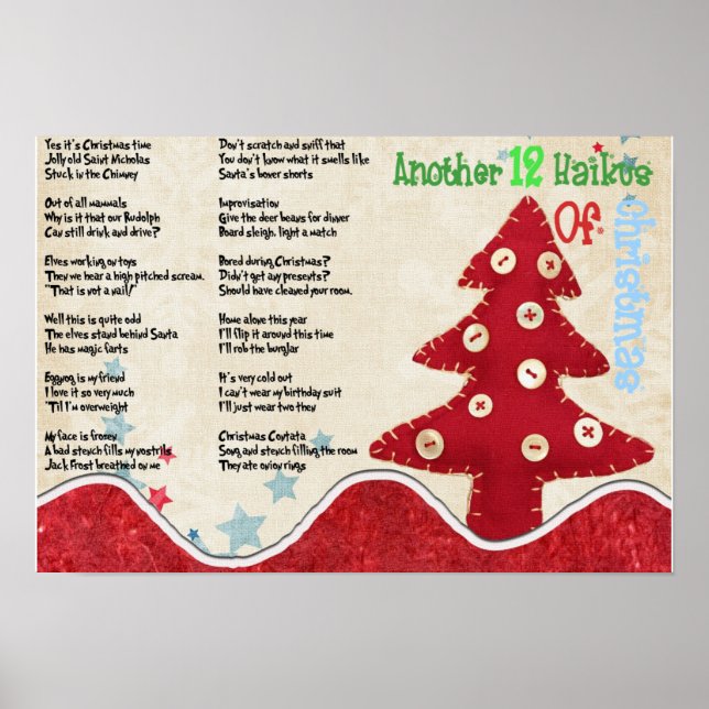 Poster Outros 12 Haikus De Natal (Frente)