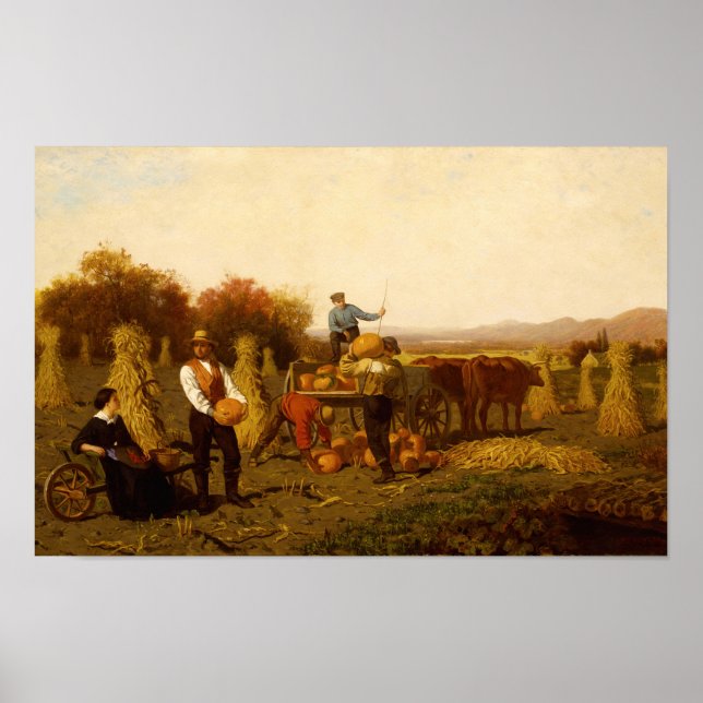 Poster Outubro (1867) John Whetten Ehninger (Frente)