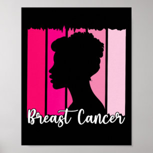 Poster Outubro Vestimos negros cor-de-rosa afro mama danç