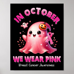 Poster Outubro Vestimos o Cancer de Mama das Bruxas Fanta