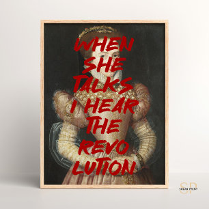 Poster Ouvi a citação da Revolução Renascentista