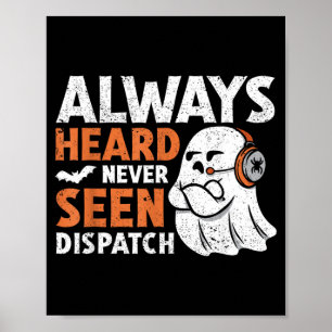 Poster Ouvido Visto Envio Assustador Halloween Fofo Fanta