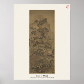 Poster Ouvindo a Primavera no Bosque de Outono - Guan Si