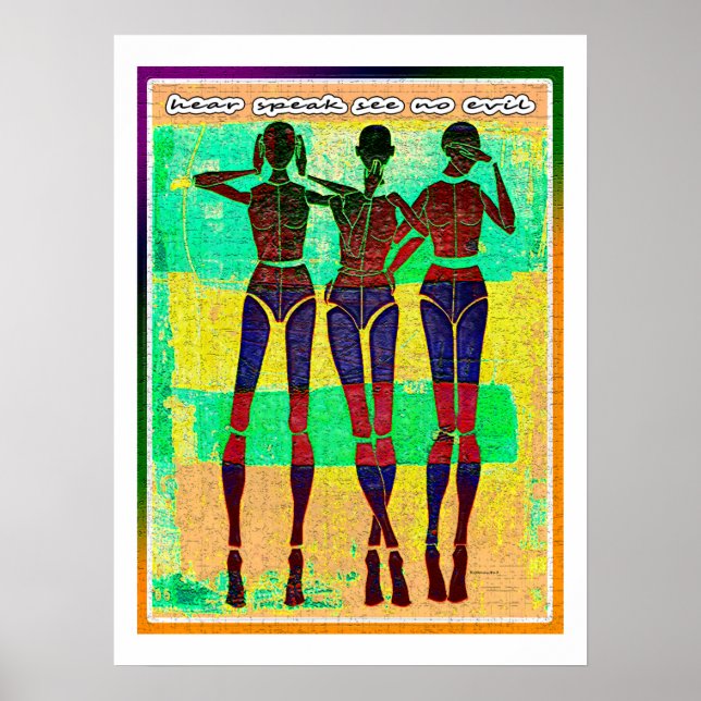 Póster Ouvir falar sem Mau (Frente)