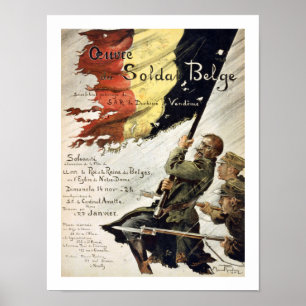 Póster Ouvre du Soldat Belge