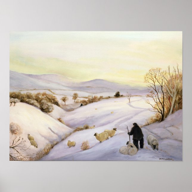 Poster Ovelha na serra (Frente)