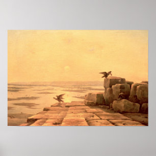 Poster Overflow of the Nile, 1842