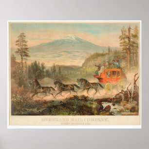 Póster Overland Mail Company (1268A)