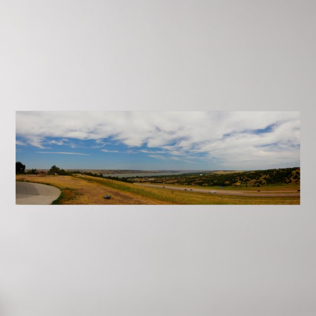 Poster Overlook of Chamberlain, Dakota do Sul (Frente)