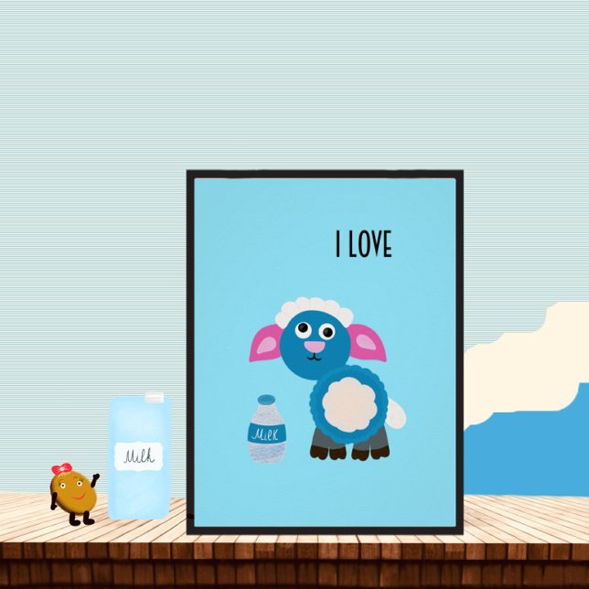 Póster Ovinos e Laticínios (Criador carregado)