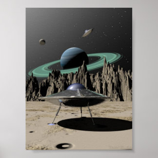 Poster OVNI - 50 SciFi Kitch (por Kristel R. Sitz)