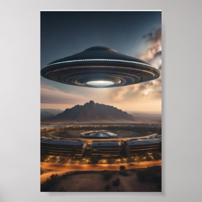 Poster OVNI misterioso (Frente)