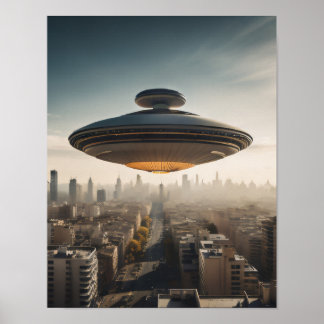 Poster OVNI Over City