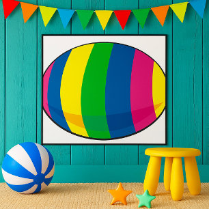 Poster Ovo Colorido