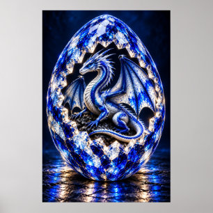 Poster Ovo de Dragão da Onda Crestada