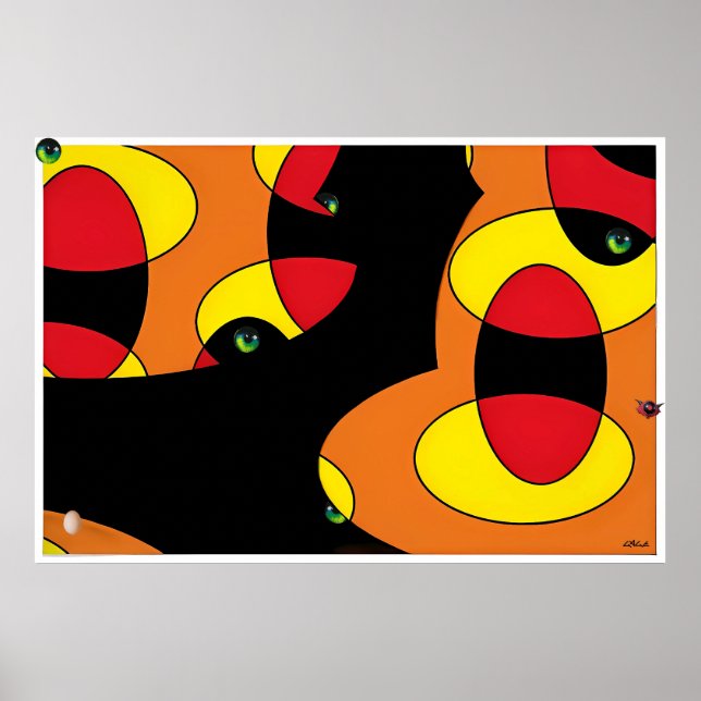 Poster Ovo nos olhos II (Frente)