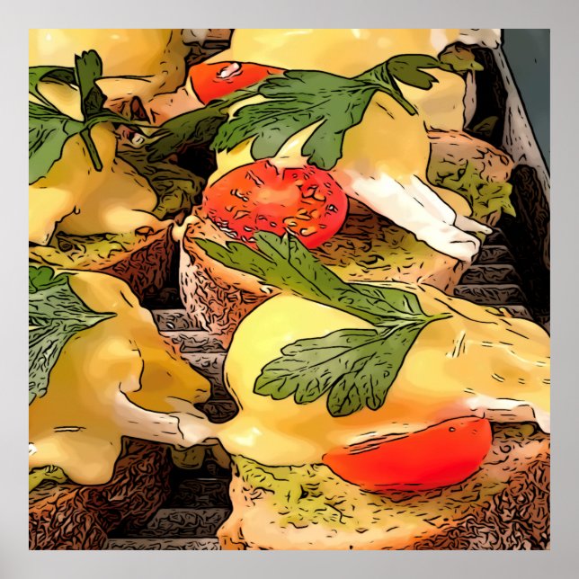 Poster Ovos com Avocado no Brinde (Frente)